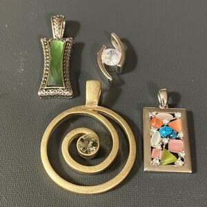 Set of 4 Lia Sophia Pendants